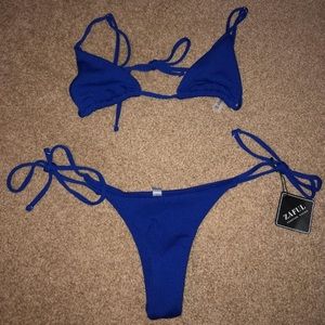 Dark blue zaful bikini
